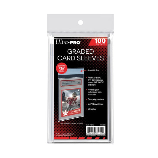Sleeves de protection pour cartes gradées Ultra Pro 100pces