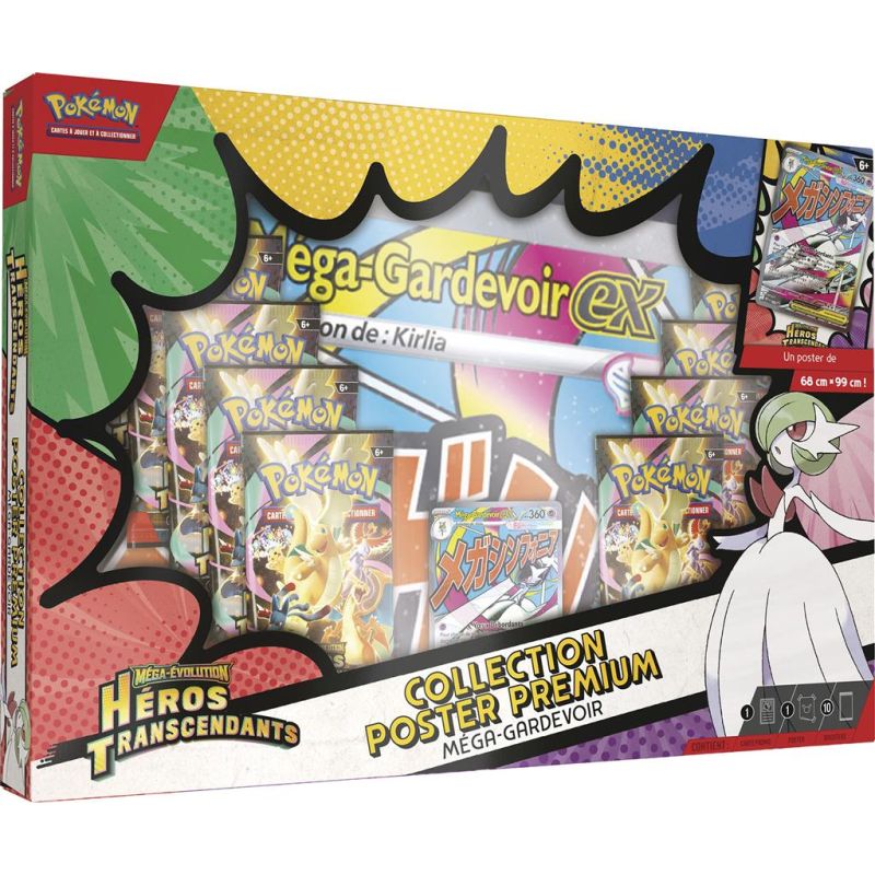 Coffret Collection Poster Premium Méga-Gardevoir